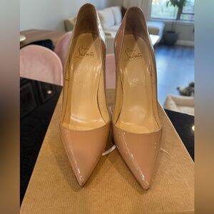 Christian Louboutin Beige Patent Heels